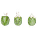 Hiding in Lettuce Easter Bunny Figurines - Set of 3