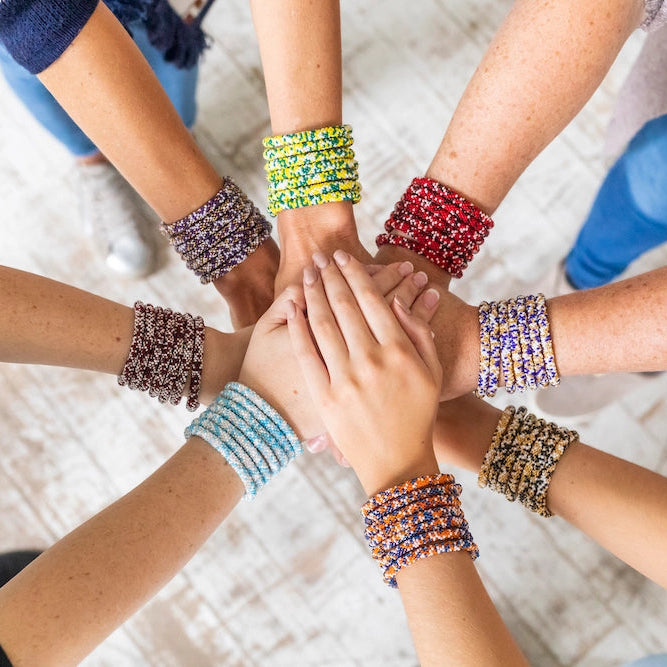 Roll-On® Beaded Bracelet - Speckled Multiple Styles Shown