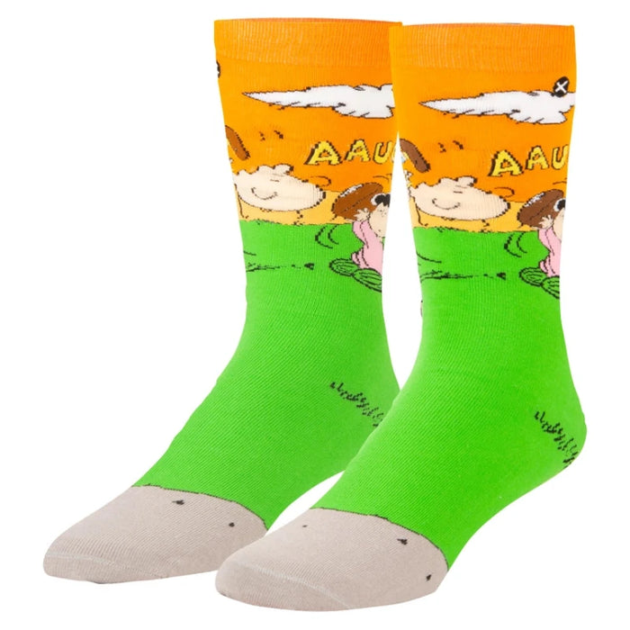 Charlie Brown Football Men's Crew Socks