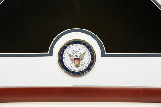 US Navy Emblem Burial Flag Display Case