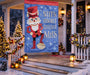 Nuts About Christmas Banner Flag