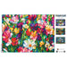Stained Glass - Flowers in Bloom 1000 Piece Jigsaw Puzzle
