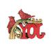 Joy Cardinals Figurine Table Decor