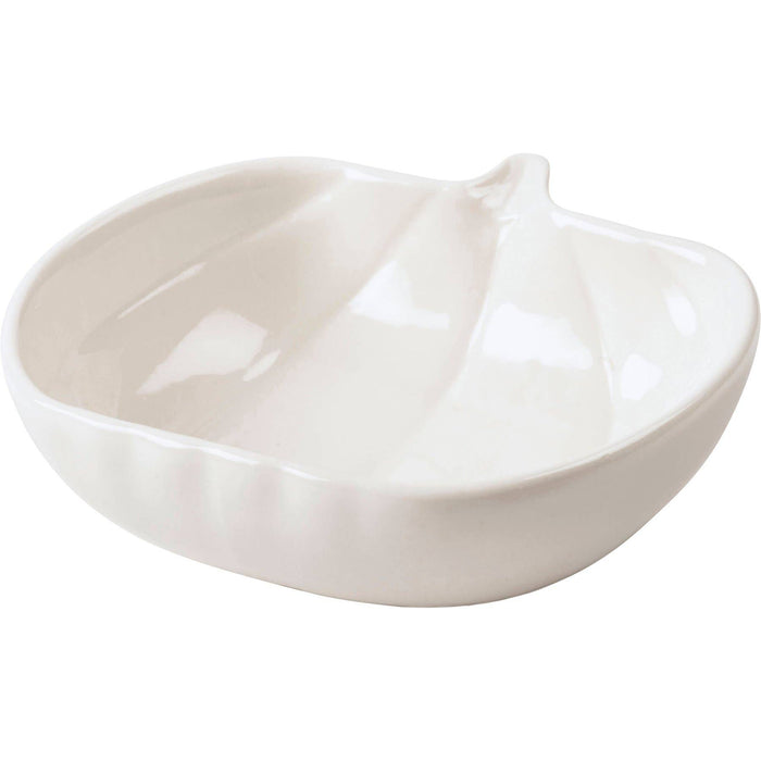 White Pumpkins Stoneware Plate Set