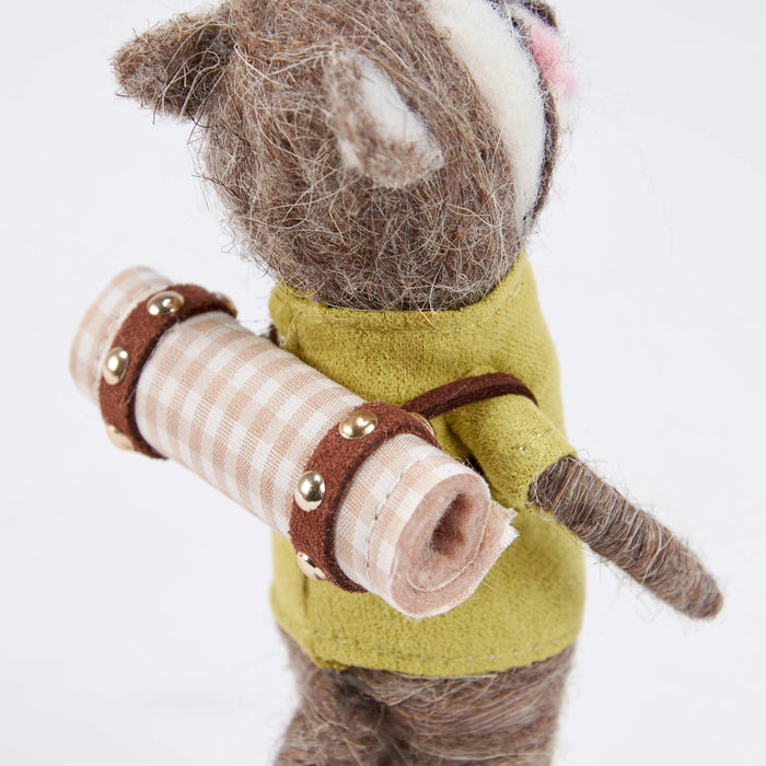 Picnic Raccoon Critter Figurine