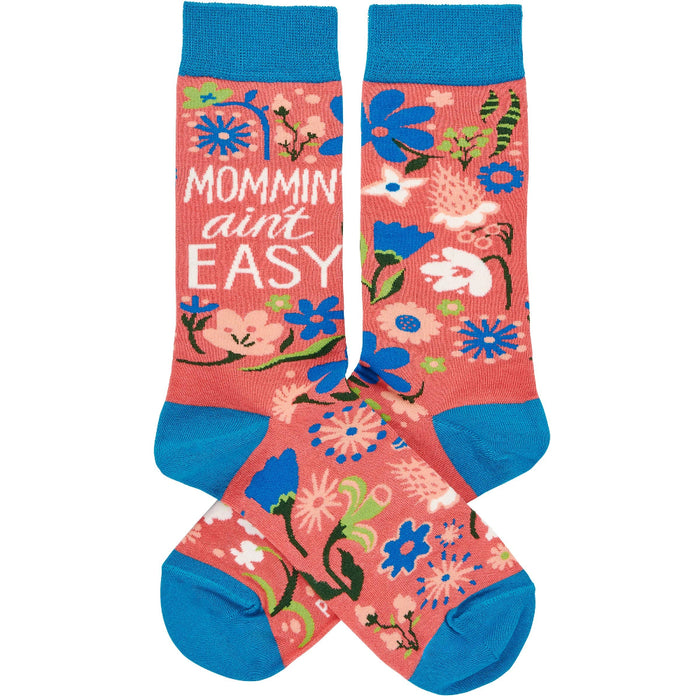 Mommin' Ain't Easy Crew Socks