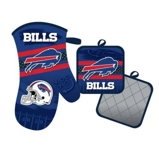 Buffalo Bills Oven Mitt & Pot Holder Set