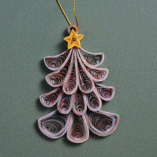 Fancy Tree Quilled Paper Ornament