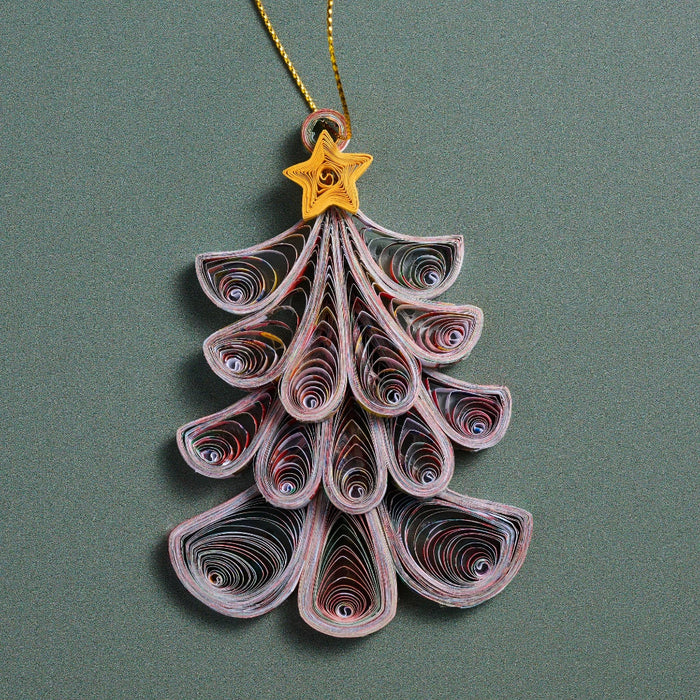 Fancy Tree Quilled Paper Ornament