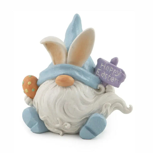 Balley Blue Easter Gnome Figurine