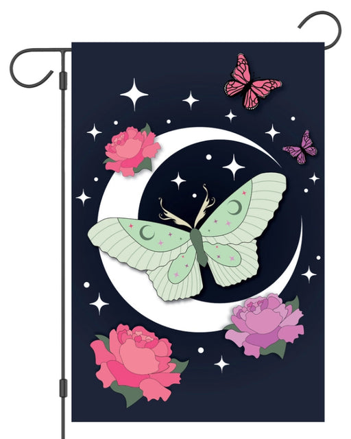 Luna Moth Garden Flag