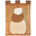 Sweater Pumpkin Stack Burlap Garden Flag