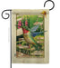 Scenic Vintage Hummingbird Garden Flag