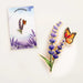Lavender & Butterfly Enamel Lapel Pin