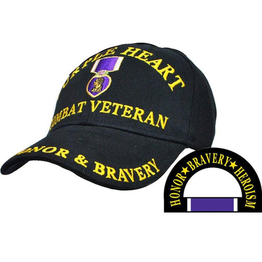 Purple Heart Combat Veteran Hat