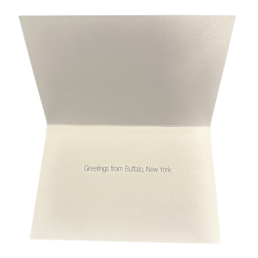 Buffalo Greeting Card Inside