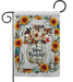 Give Thanks Cotton Pumpkin Garden Flag
