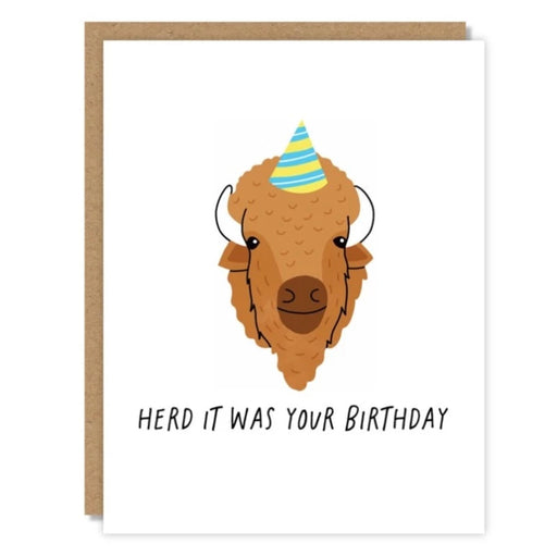 Herd It Was Your Birthday Greeting Card