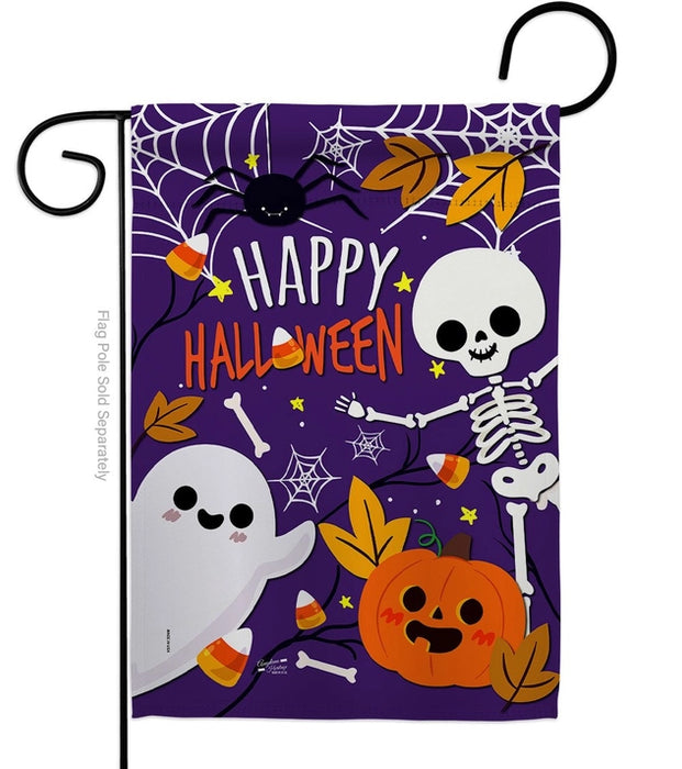 Happy Halloween Garden Flag
