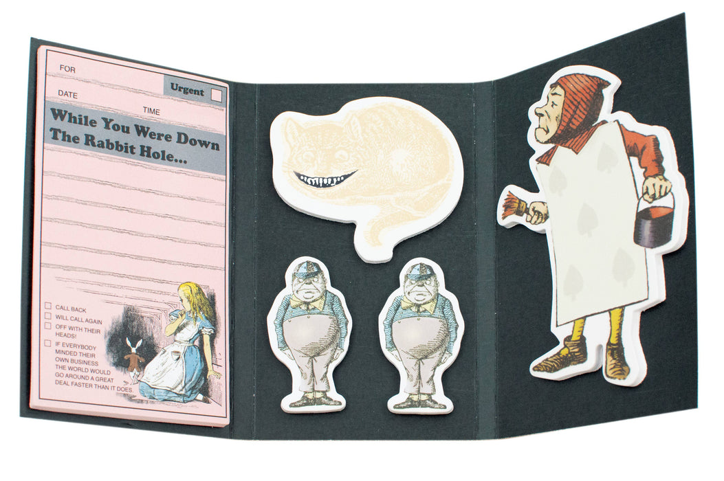 Alice in Wonderland Sticky Notes Booklet