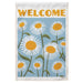 Welcome Daisy Garden Flag