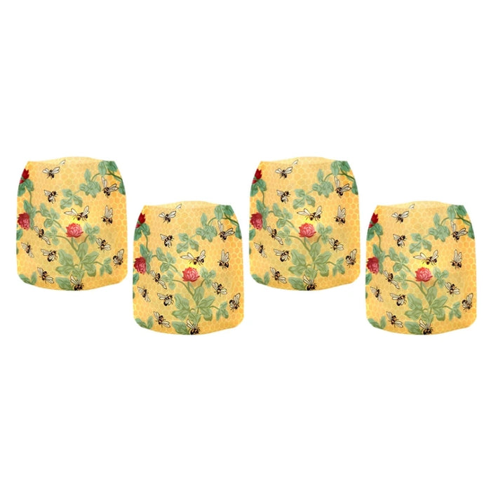 Bees with Honeycomb Expandable Luminary Lanterns