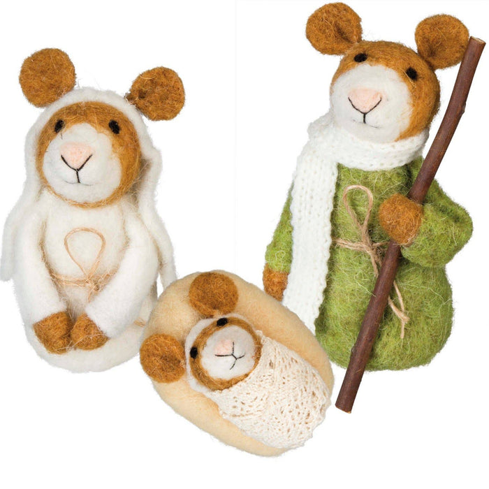 Nativity Mouse Critter Set