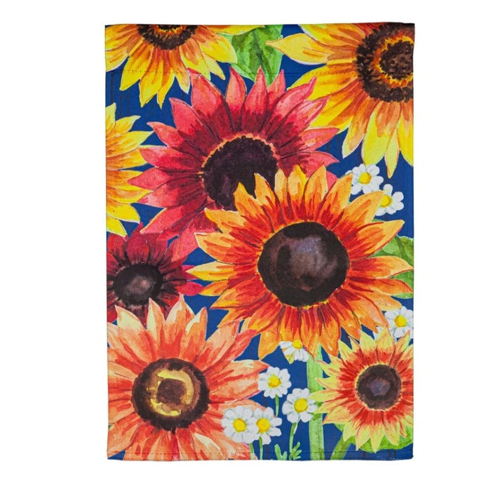 Multi-Color Fall Sunflowers Garden Flag