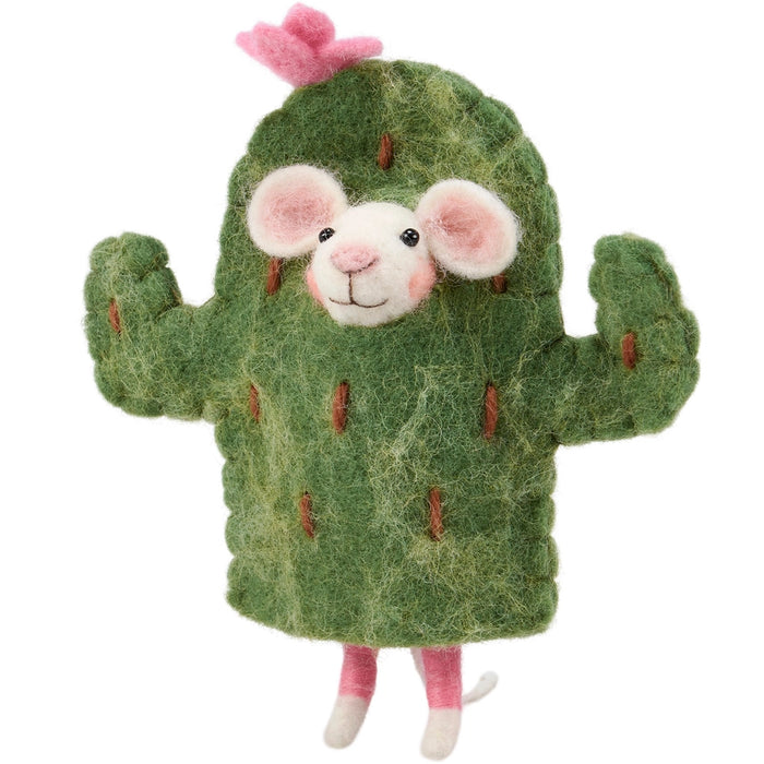 Cactus Mouse Critter Figurine
