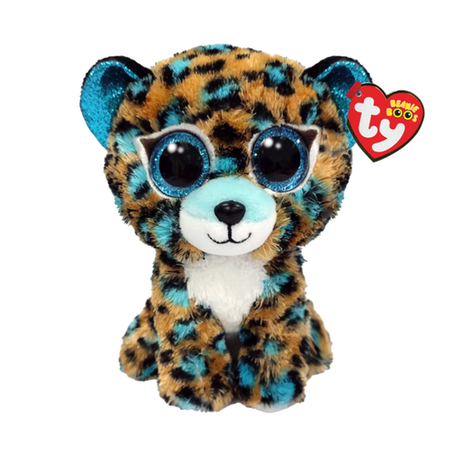 Ty Beanie Babies - Cobalt Leopard Plush Toy