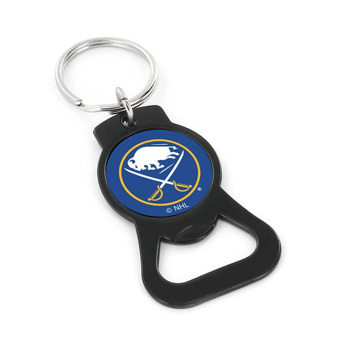 Buffalo Sabres Black Bottle Opener Keychain