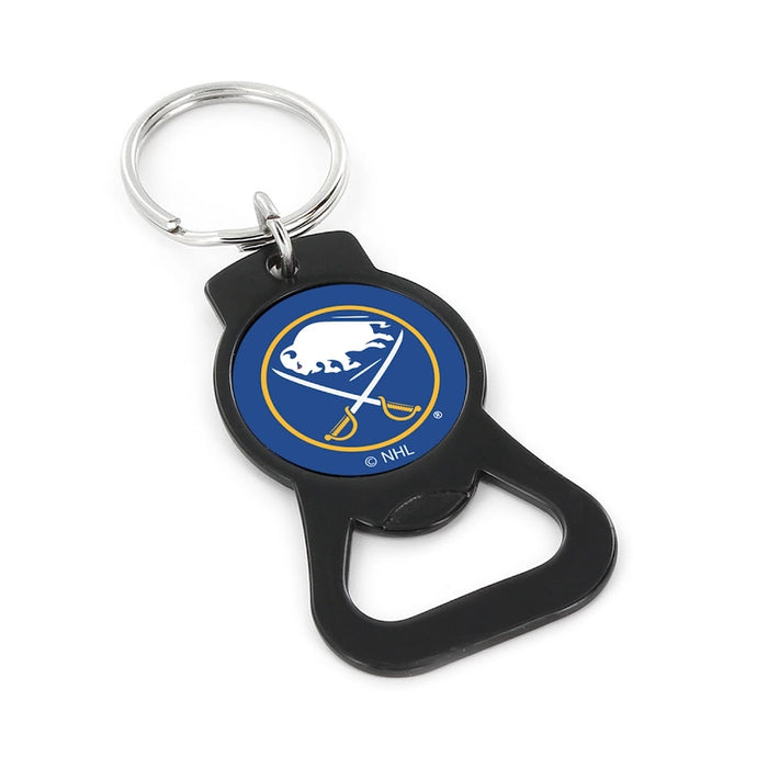 Buffalo Sabres Black Bottle Opener Keychain