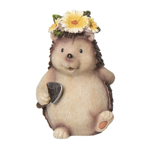 Flower Crown Hedgehog Figurine