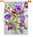 Alpine Violet Bouquet Banner Flag