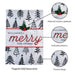 Merry Little Christmas Trees Garden Flag