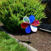 12" Patriot Sparkle Flower Spinner