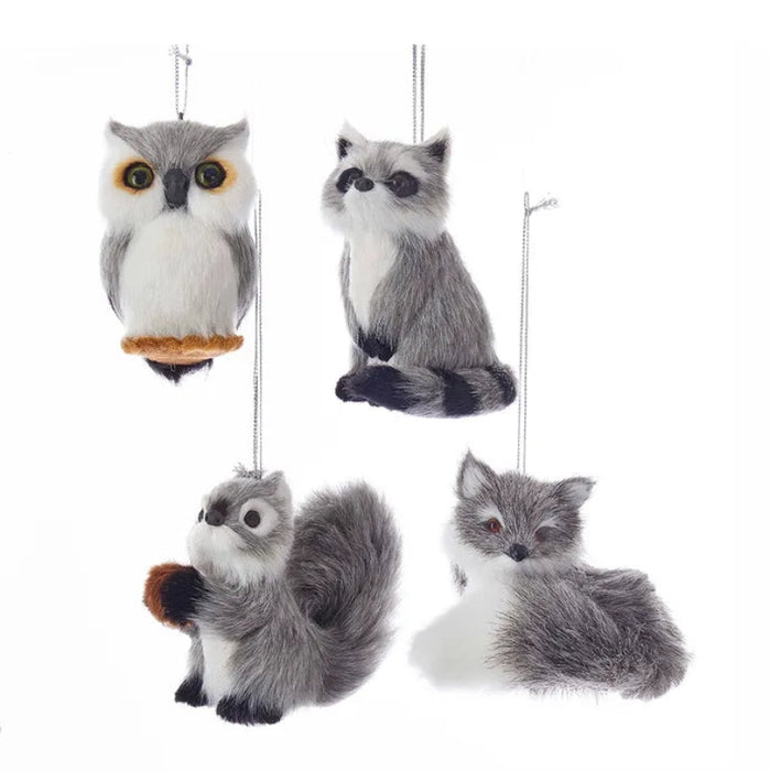 Furry Animal Plastic Ornament - assorted styles sold separately