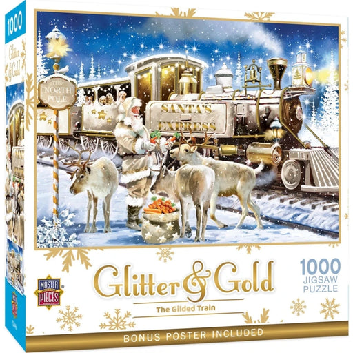 Glitter & Gold - The Gilded Train 1000 Piece Jigsaw Puzzle