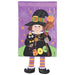 Witch Boo Crazy Legs Garden Flag