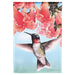 Hummingbird Orange Flowers Banner Flag