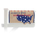 Land of Free Burlap Mailbox Cover