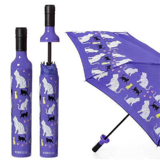 Purrfection Wine Bottle Umbrella