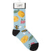 Lemons and Bees Crew Socks