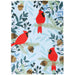 Cardinals on Pine Trees Banner Flag