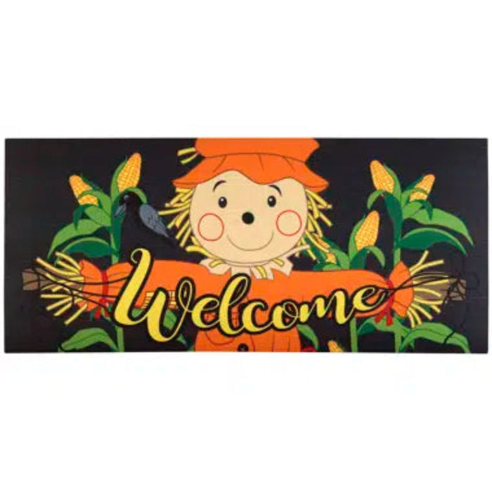 Welcome Scarecrow Mini Switch Doormat Insert