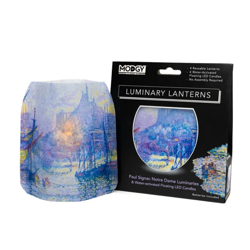 Paul Signac Notre Dame Expandable Luminary Lanterns