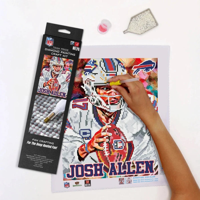 Buffalo Bills Josh Allen Diamond Painting Craft Kit