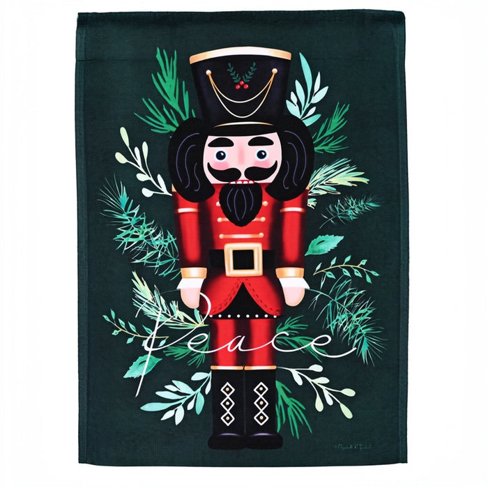 Nutcracker Peace Garden Flag