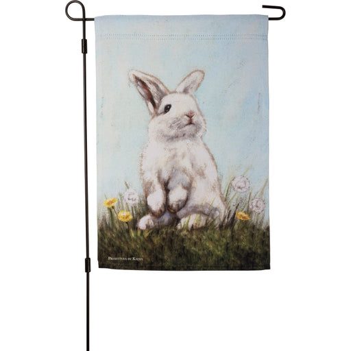 Baby Bunny Vintage Garden Flag