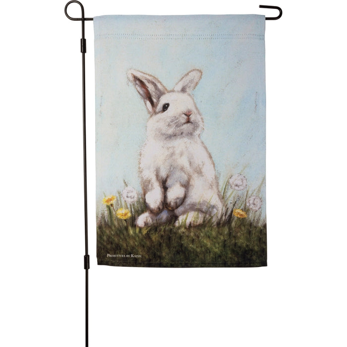 Baby Bunny Vintage Garden Flag